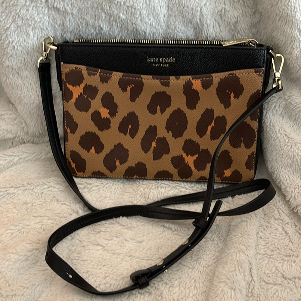 Kate Spade Margaux Leopard Convertible purse